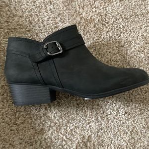 black ankle boots